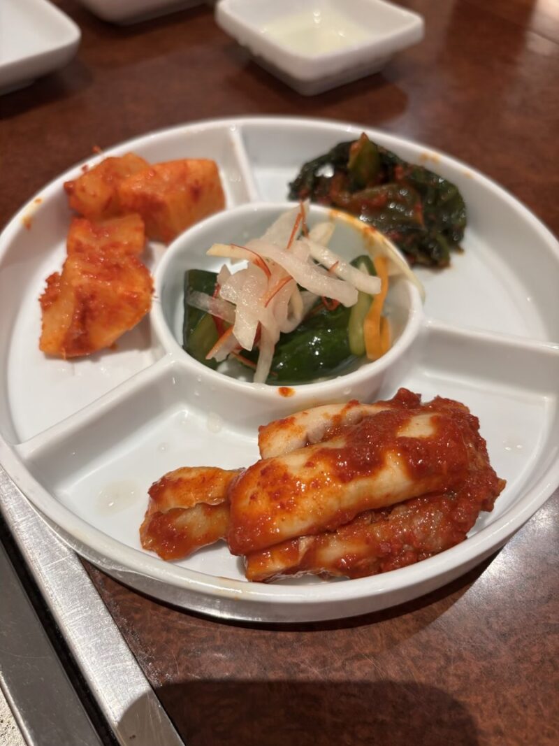 高麗飯店-キムチ盛り合わせ