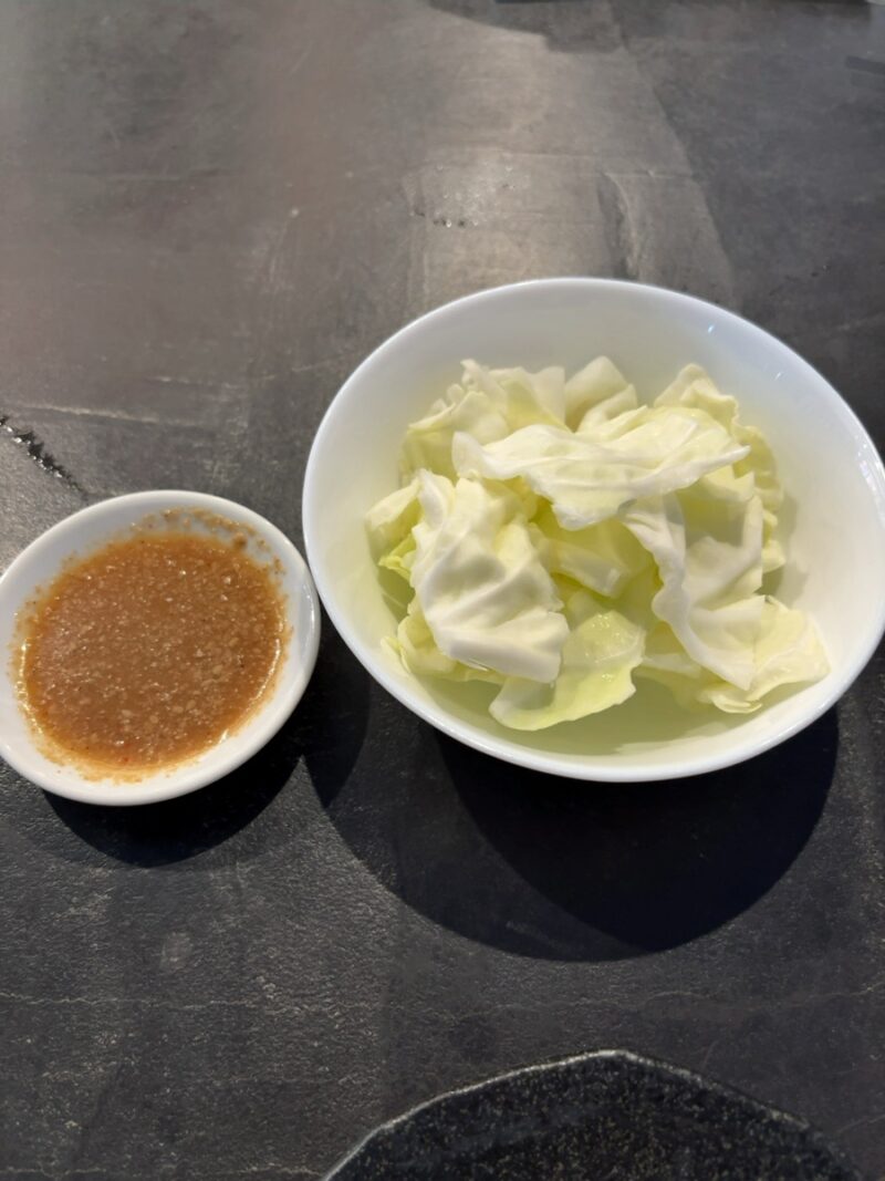 つくねやダイニング-突き出しキャベツ